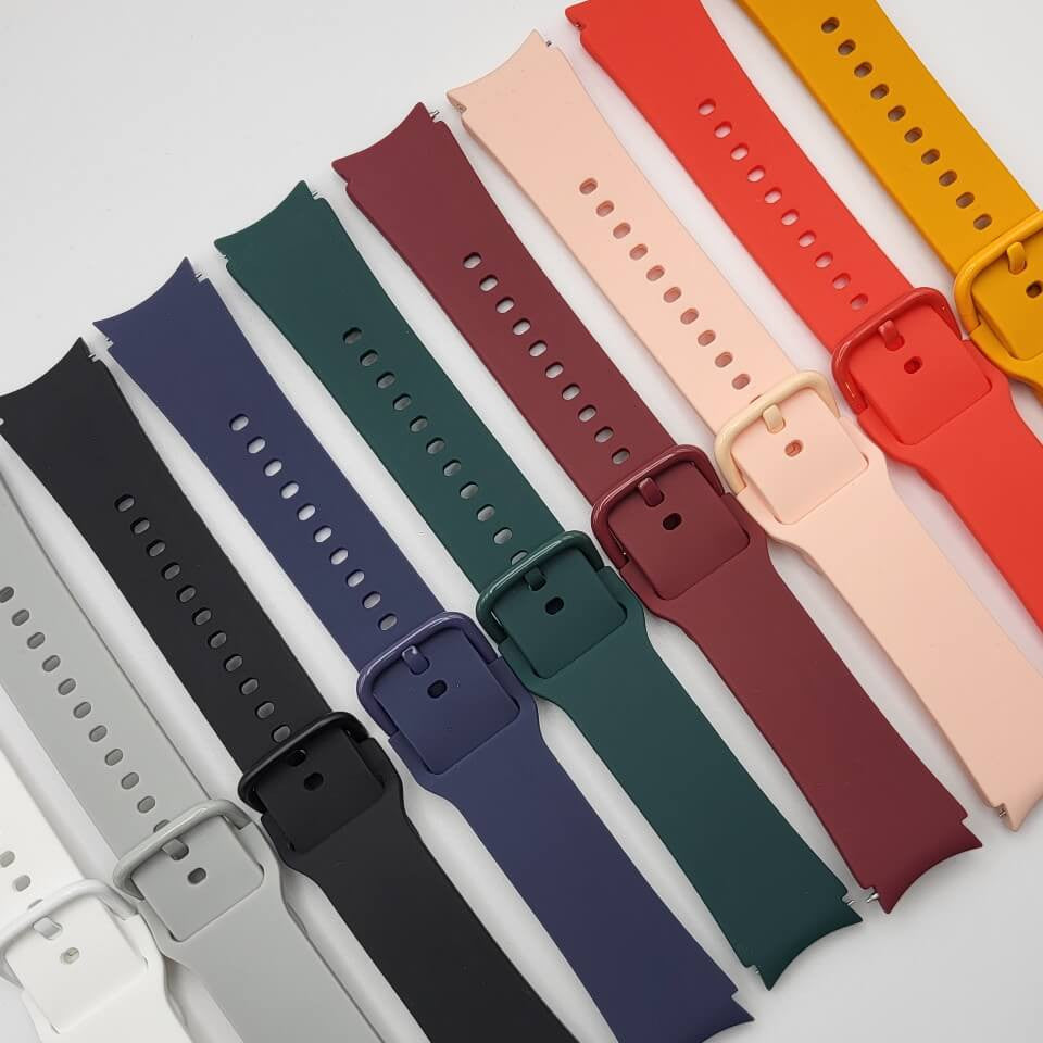 Silikonarmband für Galaxy Watch 4, 5, 6 & 7