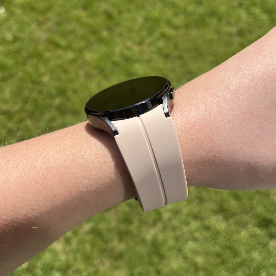 Silikonarmband mit Magnetverschluss für Galaxy Watch 4, 5, 6 & 7