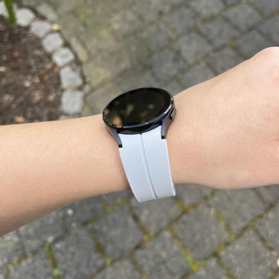 Silikonarmband mit Magnetverschluss für Galaxy Watch 4, 5, 6 & 7