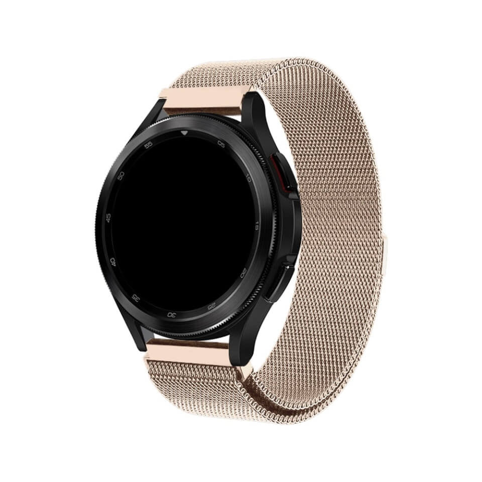 Milanesearmband 20mm Armbandbreite für Samsung, Garmin