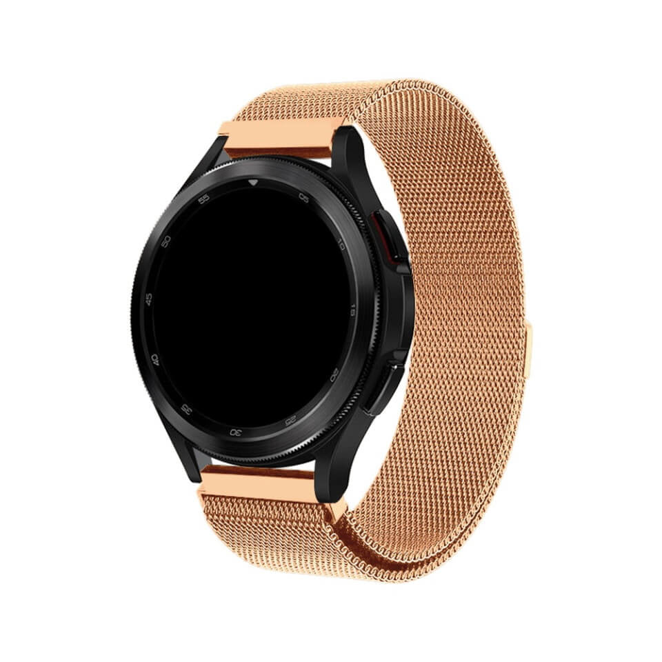 Milanesearmband 20mm Armbandbreite für Samsung, Garmin
