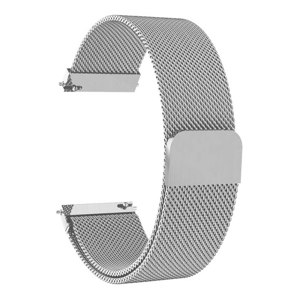 Milanesearmband 20mm Armbandbreite für Samsung, Garmin