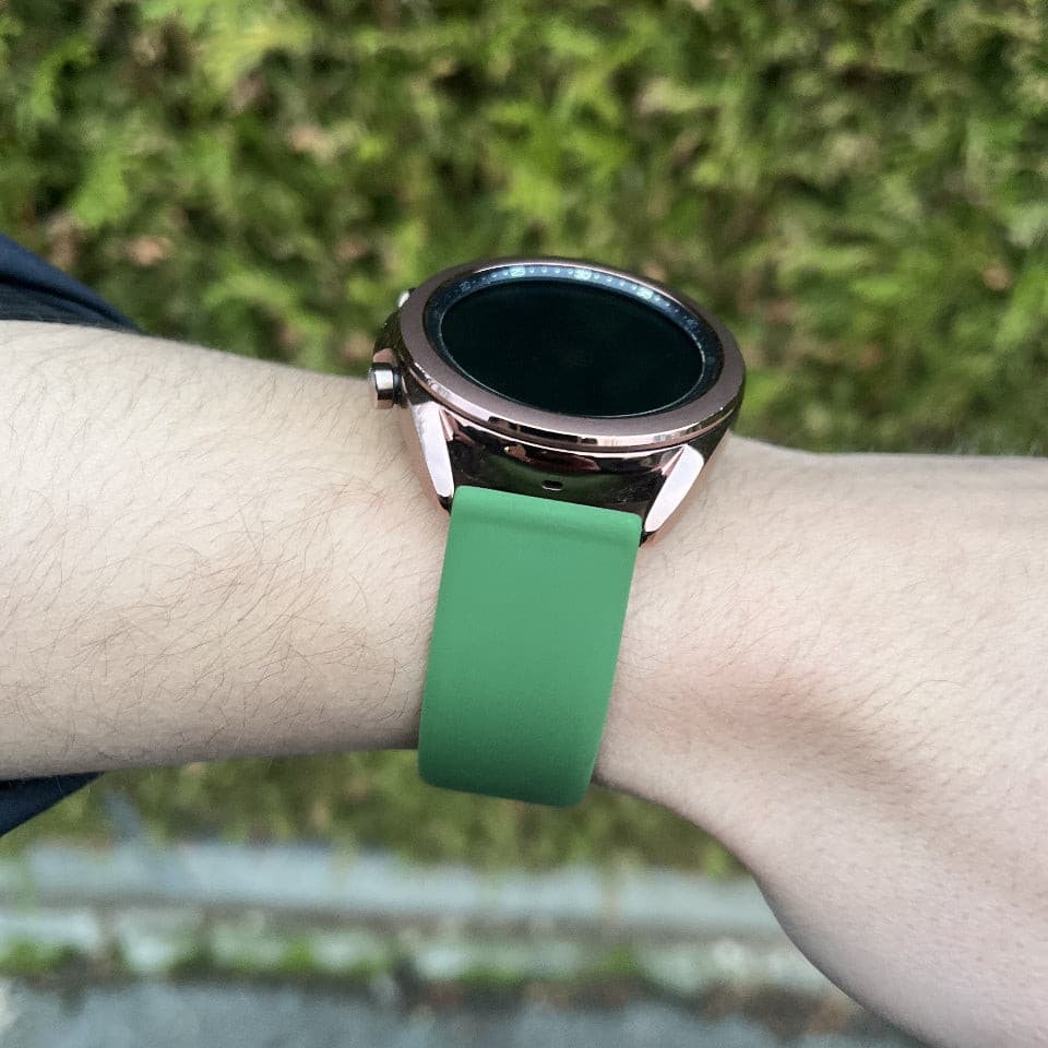 Silikonarmband 20mm Armbandbreite für Samsung, Garmin