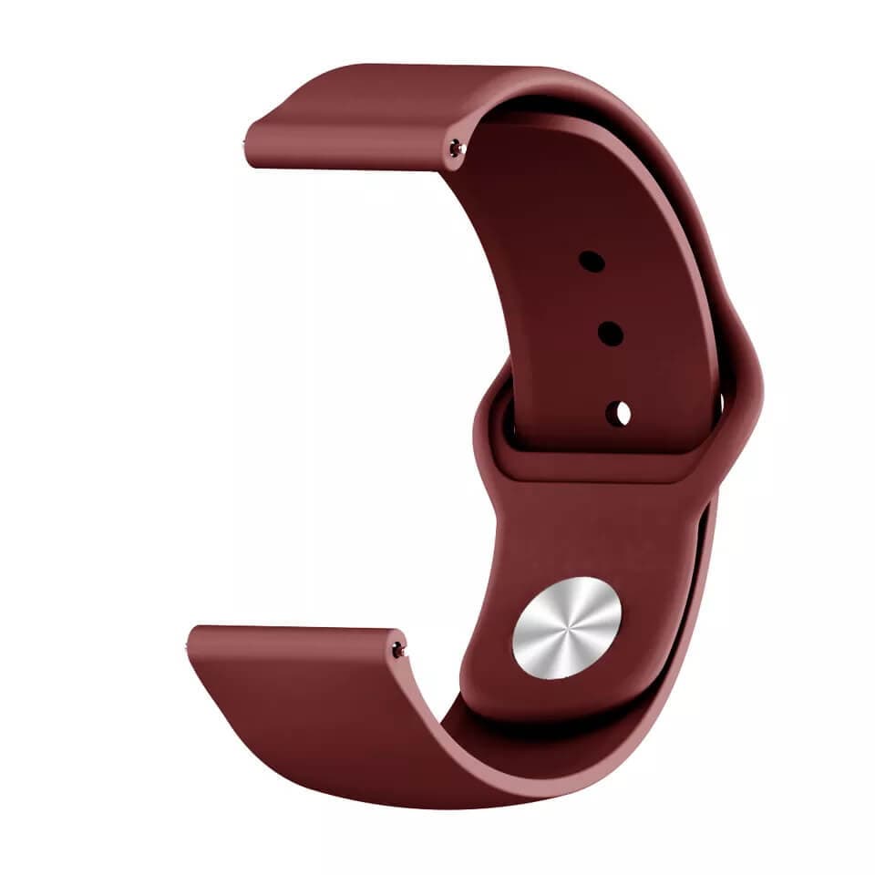 Silikonarmband 20mm Armbandbreite für Samsung, Garmin