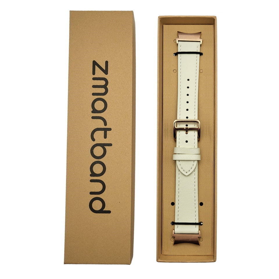 Echtlederarmband in Rose für Galaxy Watch 4, 5, 6 & 7