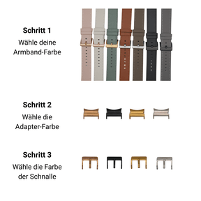 Galaxy Watch Lederarmband 4–7 – Individuell konfigurierbar